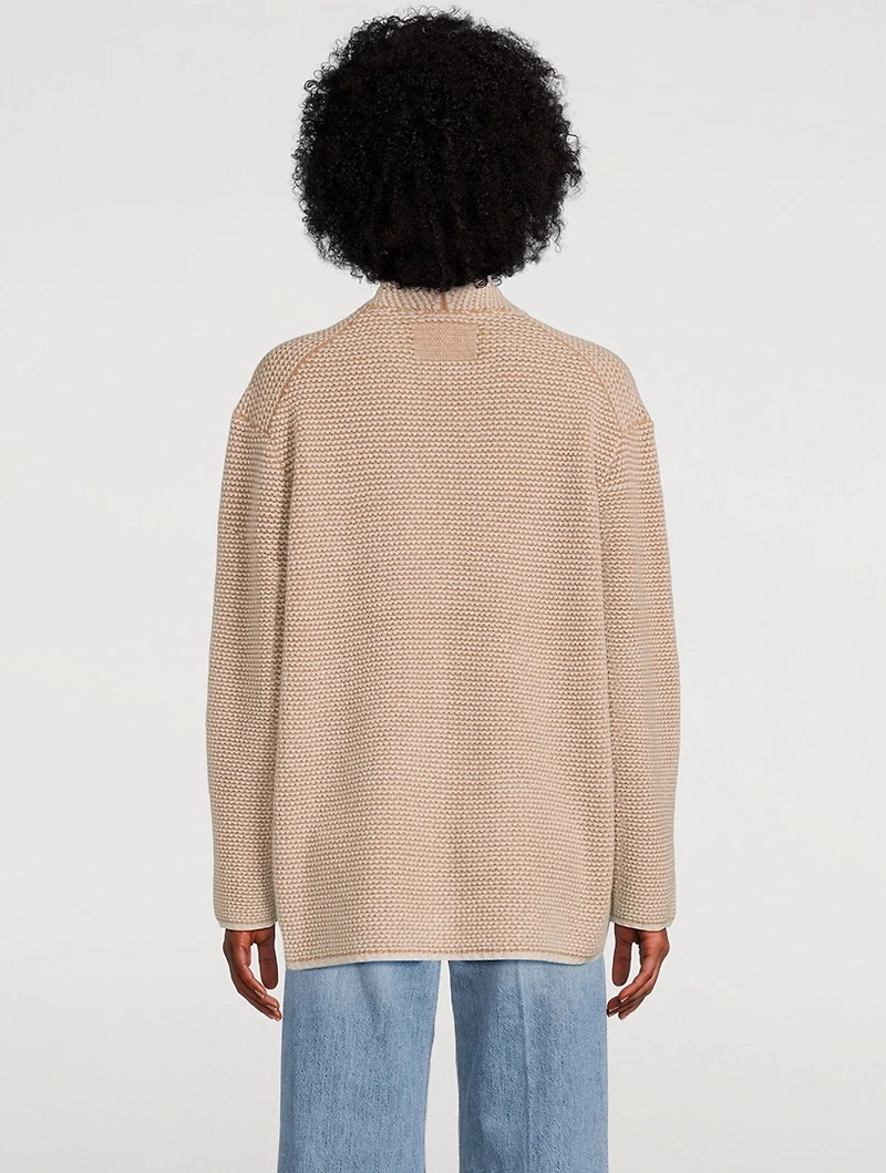 Everywear Bouclé Cashmere Cardigan