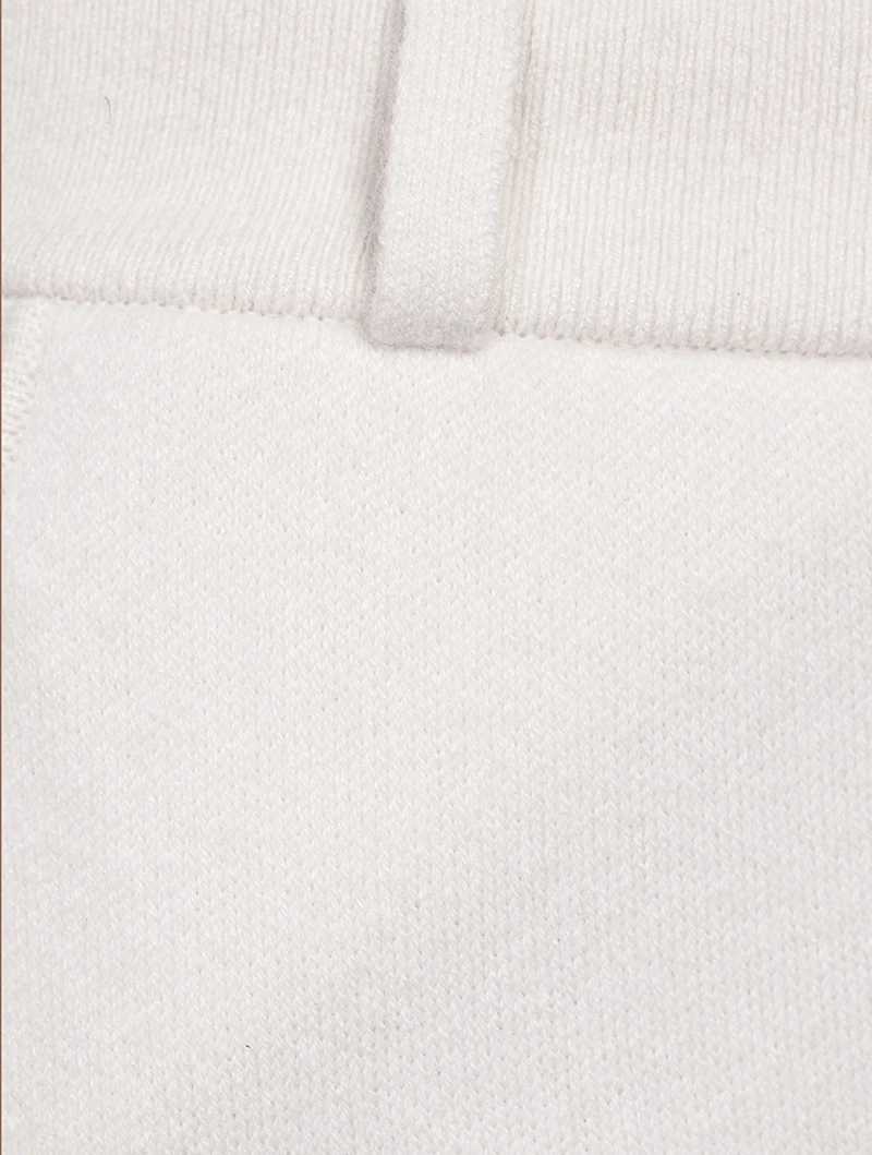 Tailored Cashmere Wide-Leg Trousers