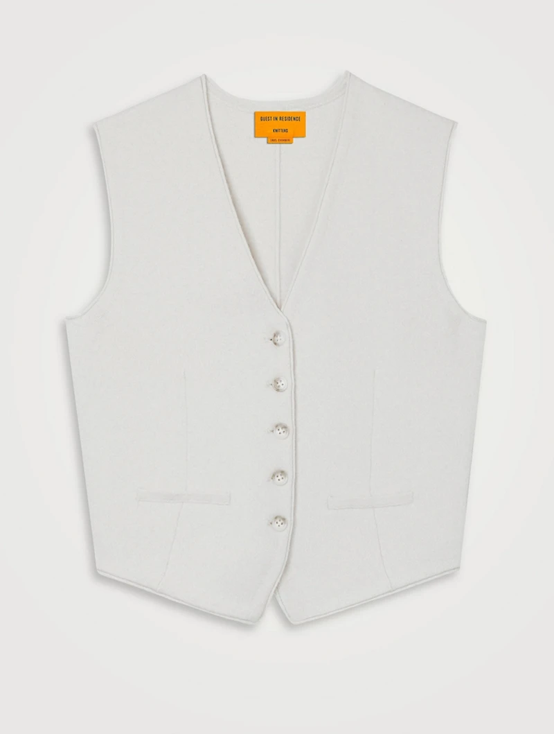 Tailored Cashmere Vest