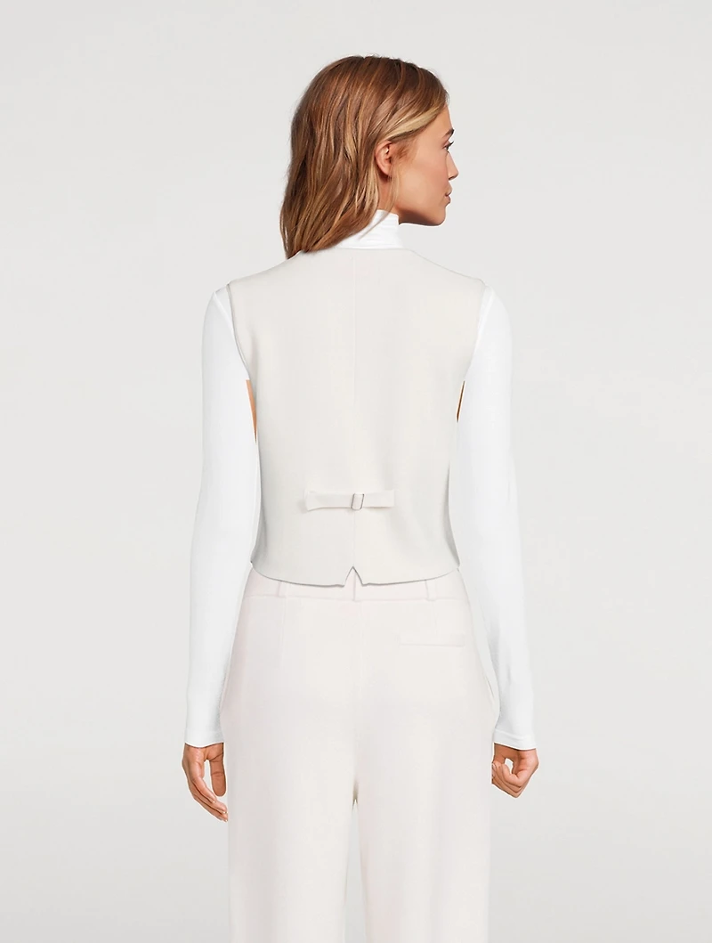 Tailored Cashmere Vest