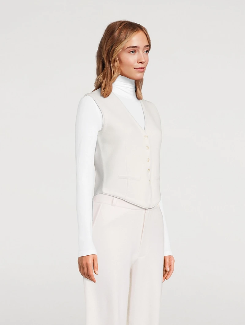 Tailored Cashmere Vest