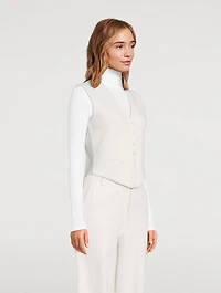 Tailored Cashmere Vest