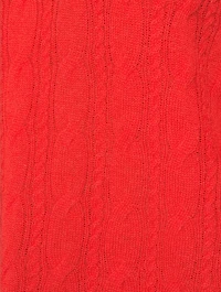 Twin Cable Cashmere Sweater