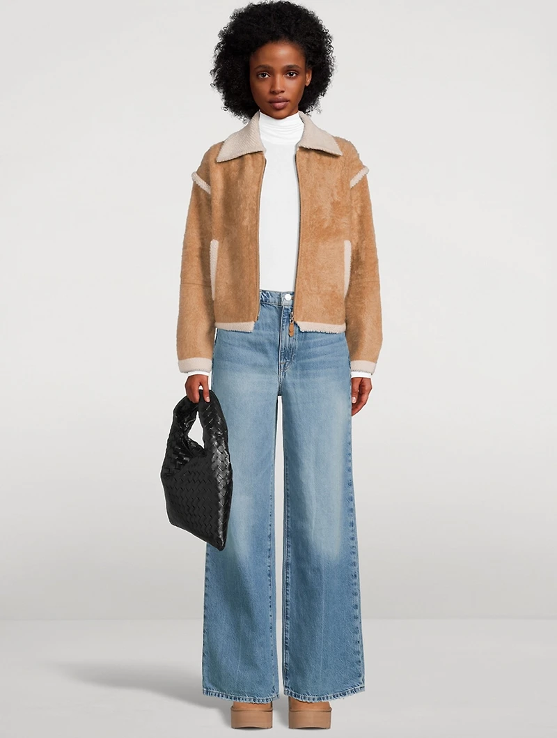 Grizzly Cashmere Bomber Jacket