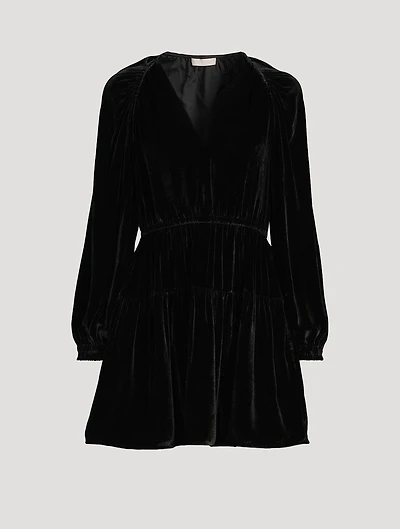 Audrey Velvet Mini Dress