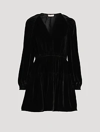 Audrey Velvet Mini Dress
