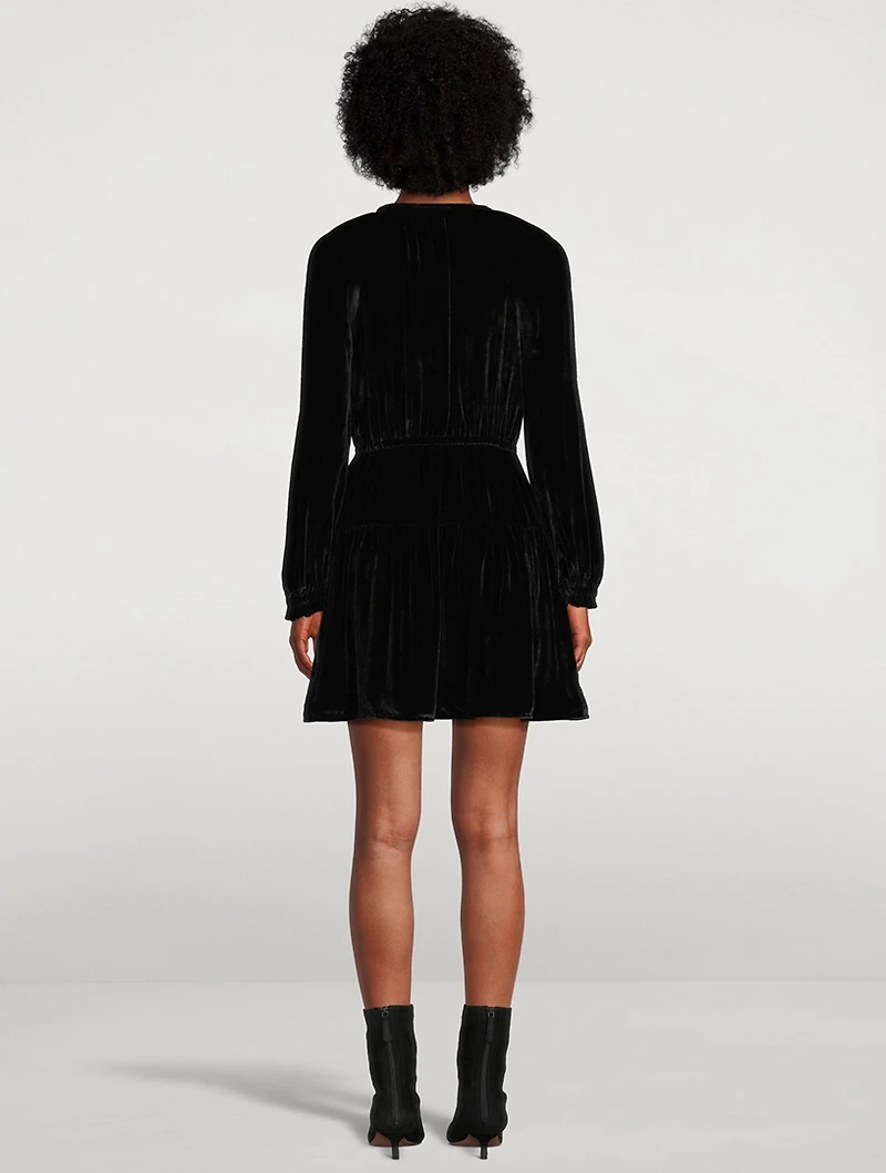 Audrey Velvet Mini Dress
