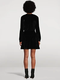 Audrey Velvet Mini Dress