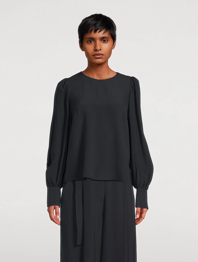 Lilliana Puff-Sleeve Blouse