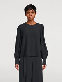 Lilliana Puff-Sleeve Blouse