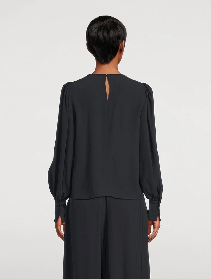 Lilliana Puff-Sleeve Blouse