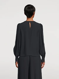 Lilliana Puff-Sleeve Blouse