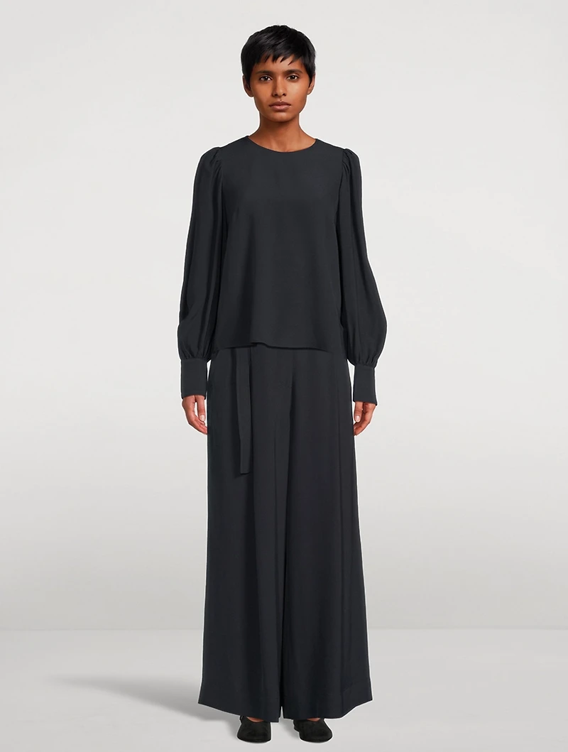 Lilliana Puff-Sleeve Blouse
