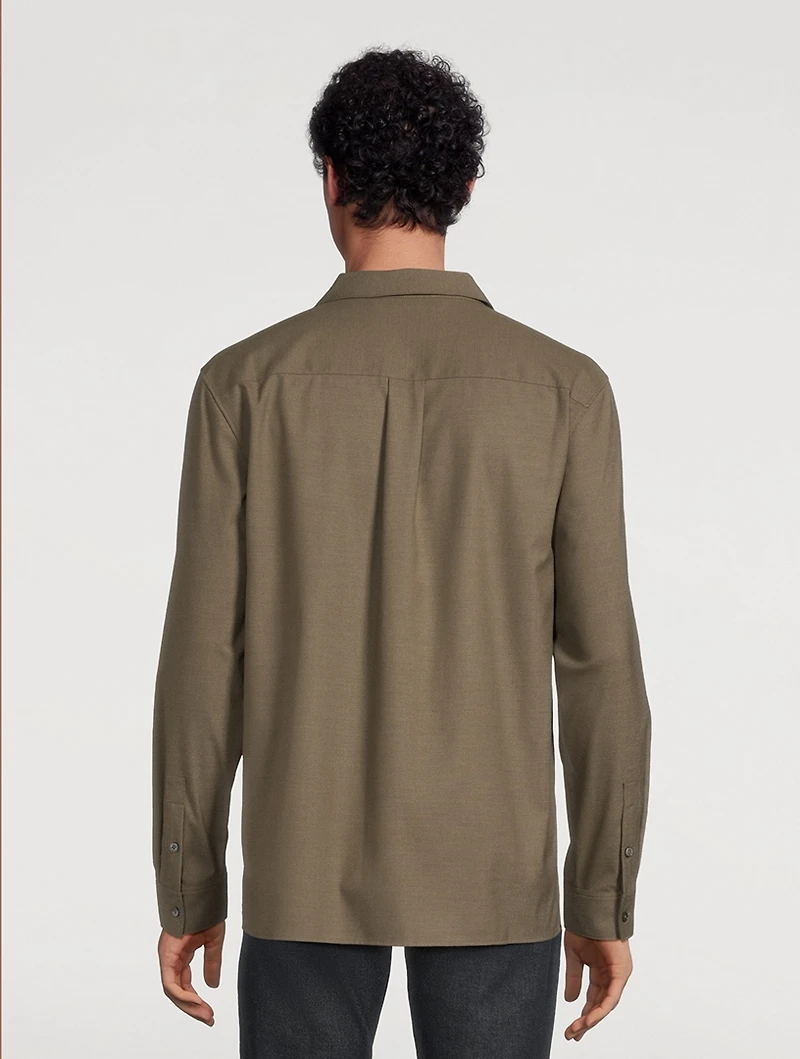 Brushed Flannel Shirt