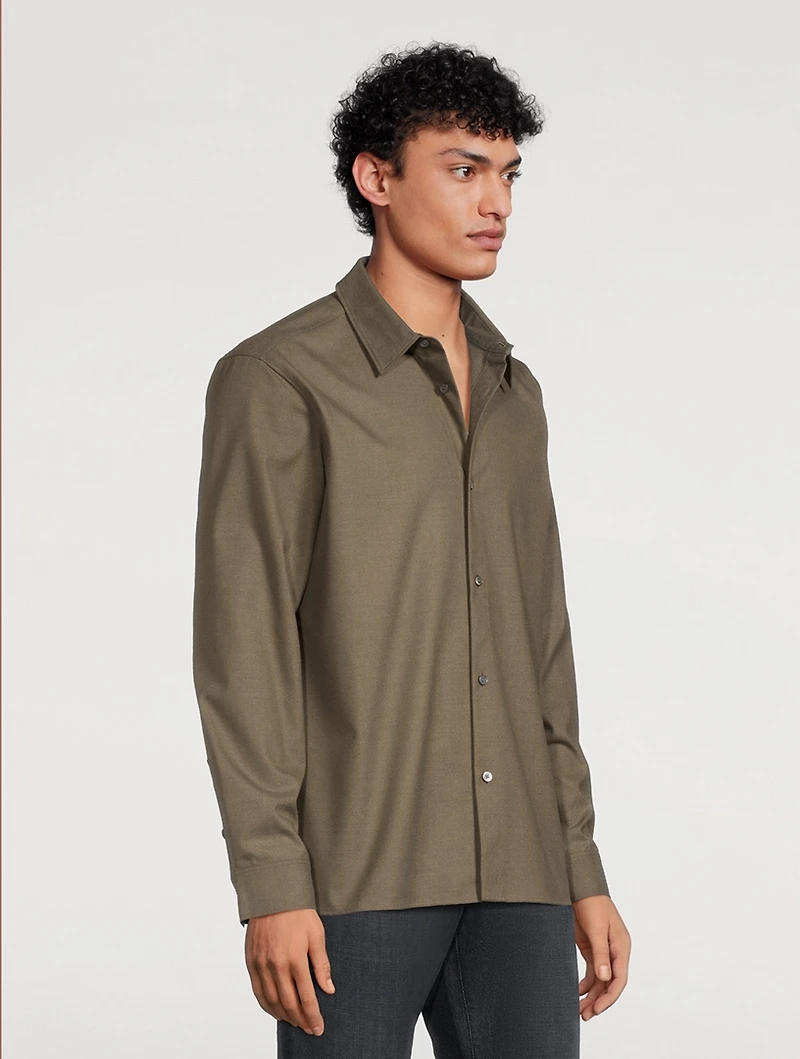 Brushed Flannel Shirt