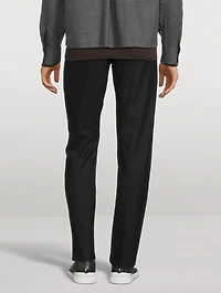 Wool Slim-Fit Pants