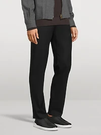 Wool Slim-Fit Pants