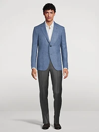 Linen Wool And Silk Jacket