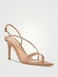 Leather Slingback Sandals