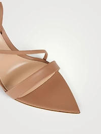 Leather Slingback Sandals