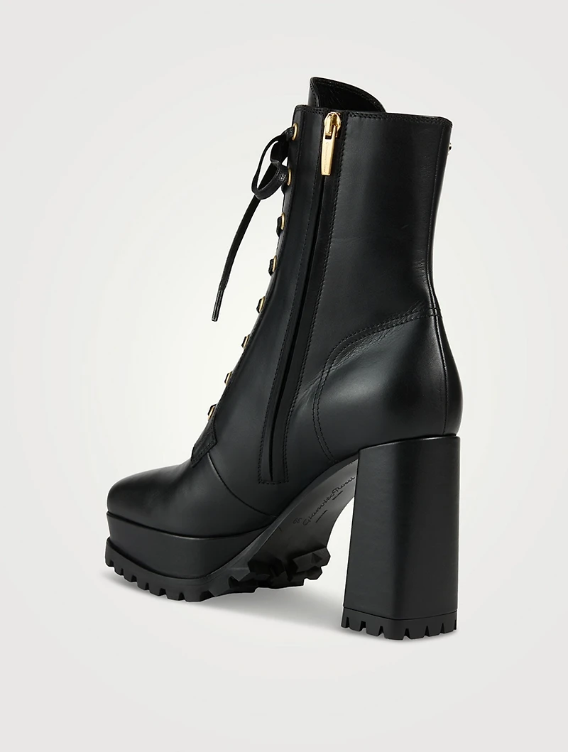 Leather Combat Boots