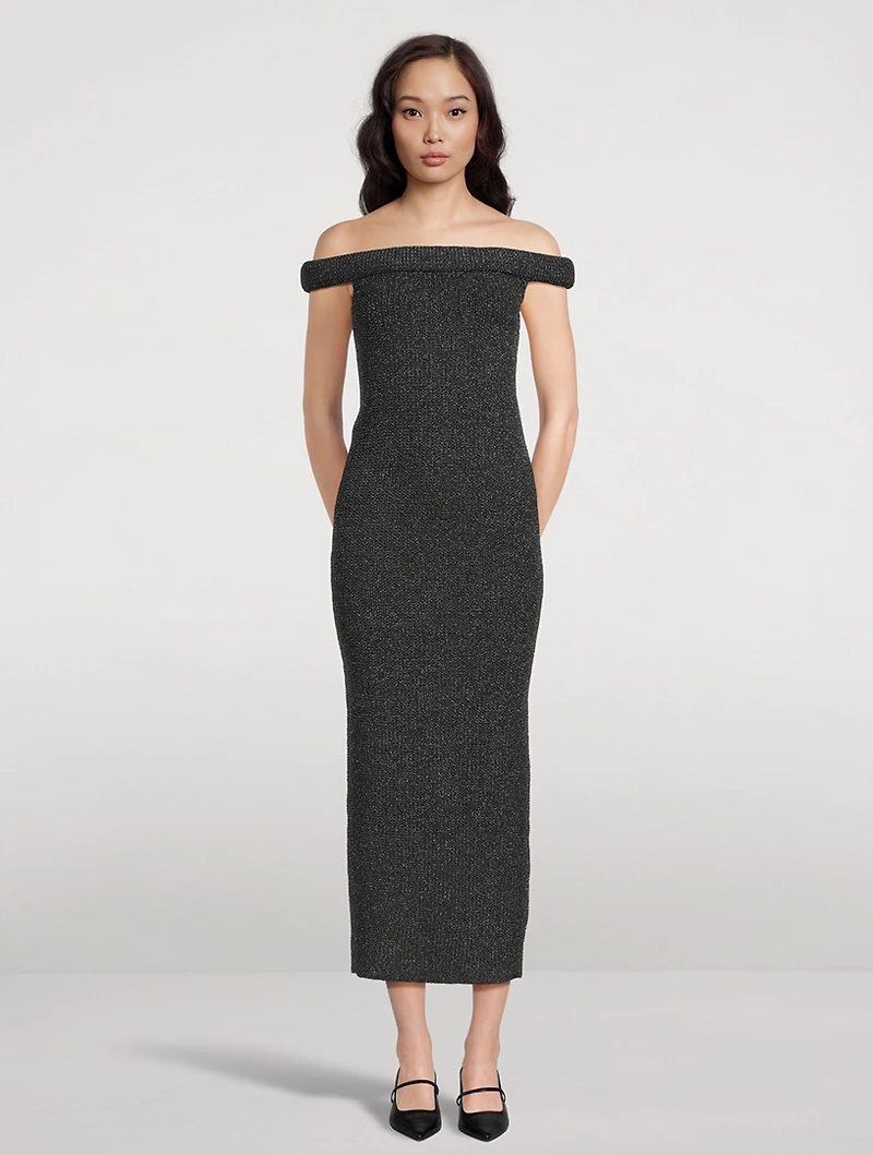 Off-The-Shoulder Maxi Dress