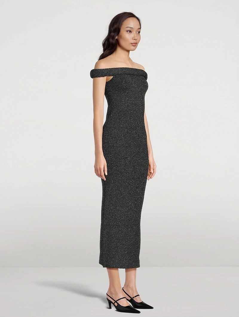 Off-The-Shoulder Maxi Dress