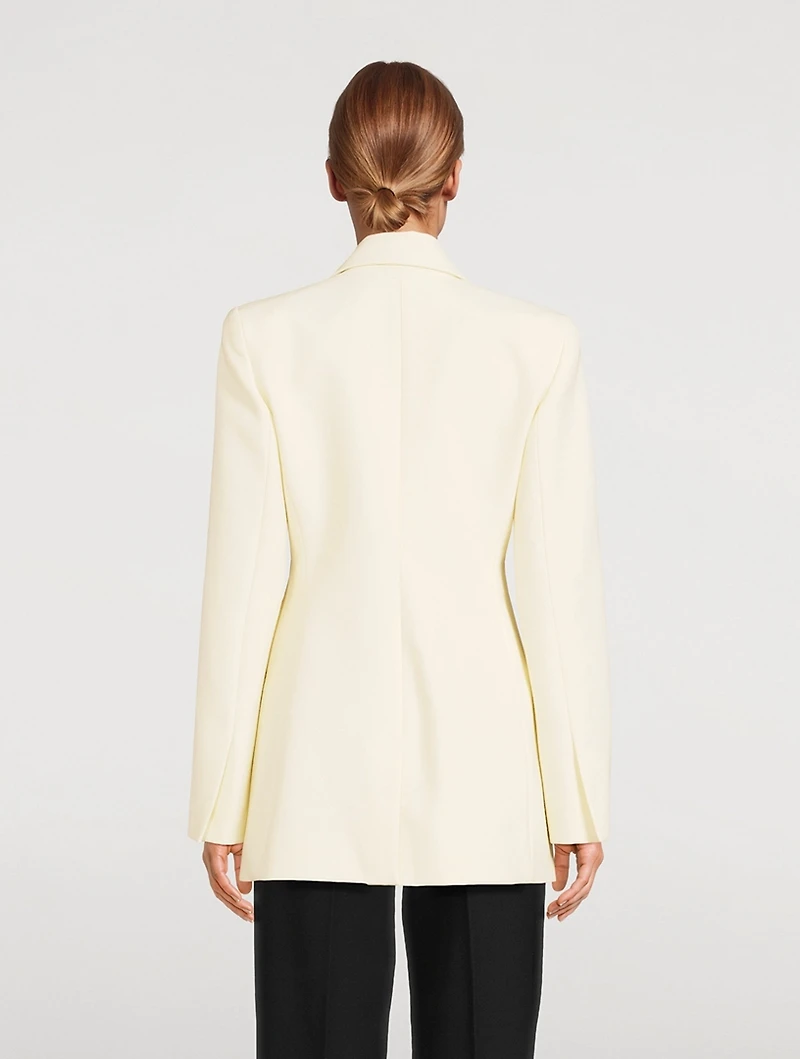 Wool-Blend Blazer