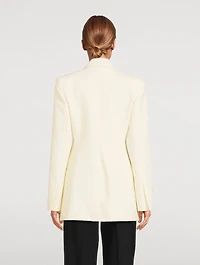 Wool-Blend Blazer