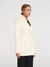 Wool-Blend Blazer