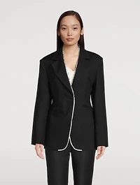 Raw Edge Blazer