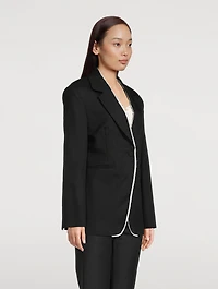 Raw Edge Blazer