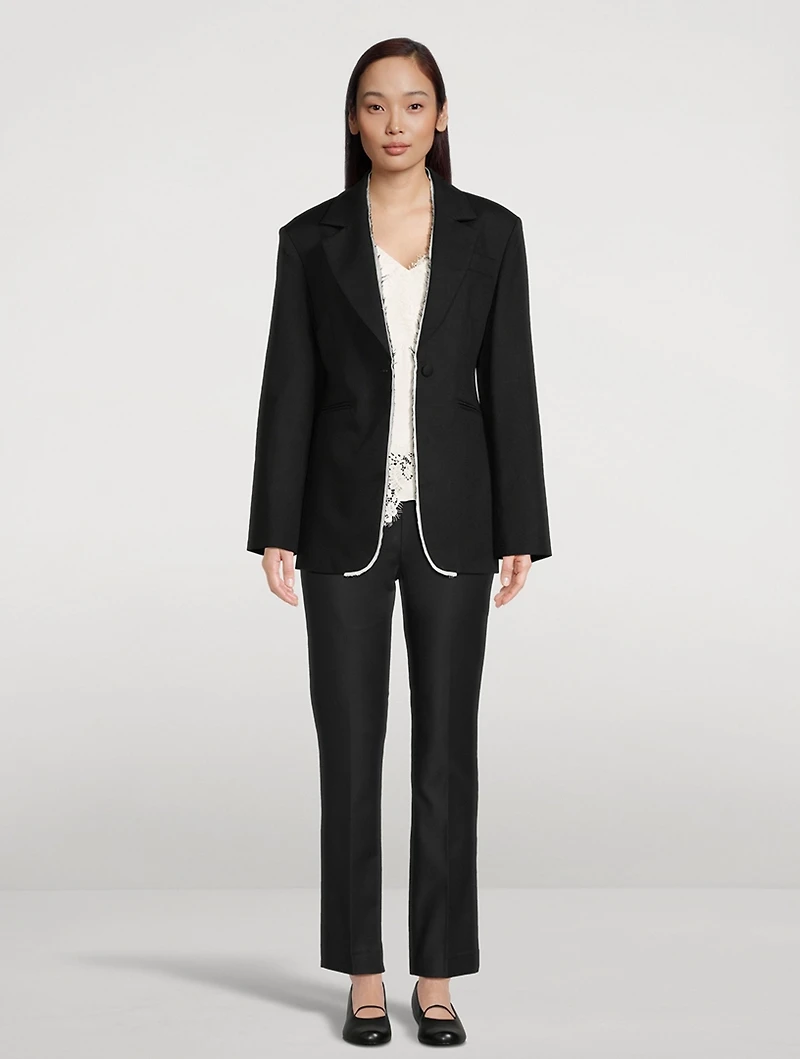 Raw Edge Blazer
