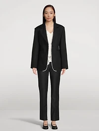Raw Edge Blazer