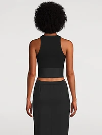 Logo-Elastic Tank Top