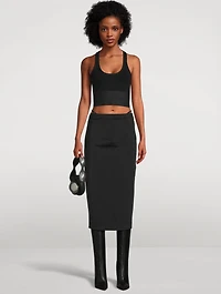 Logo-Elastic Tank Top