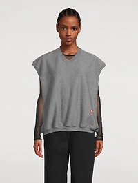 Cap-Sleeve Sweatshirt