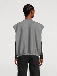 Cap-Sleeve Sweatshirt