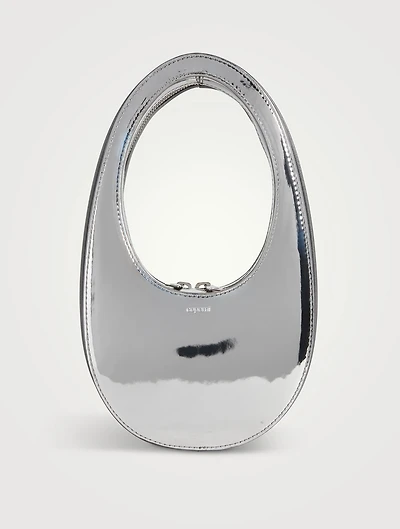 Mini Swipe Metallic Leather Bag