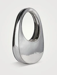 Mini Swipe Metallic Leather Bag