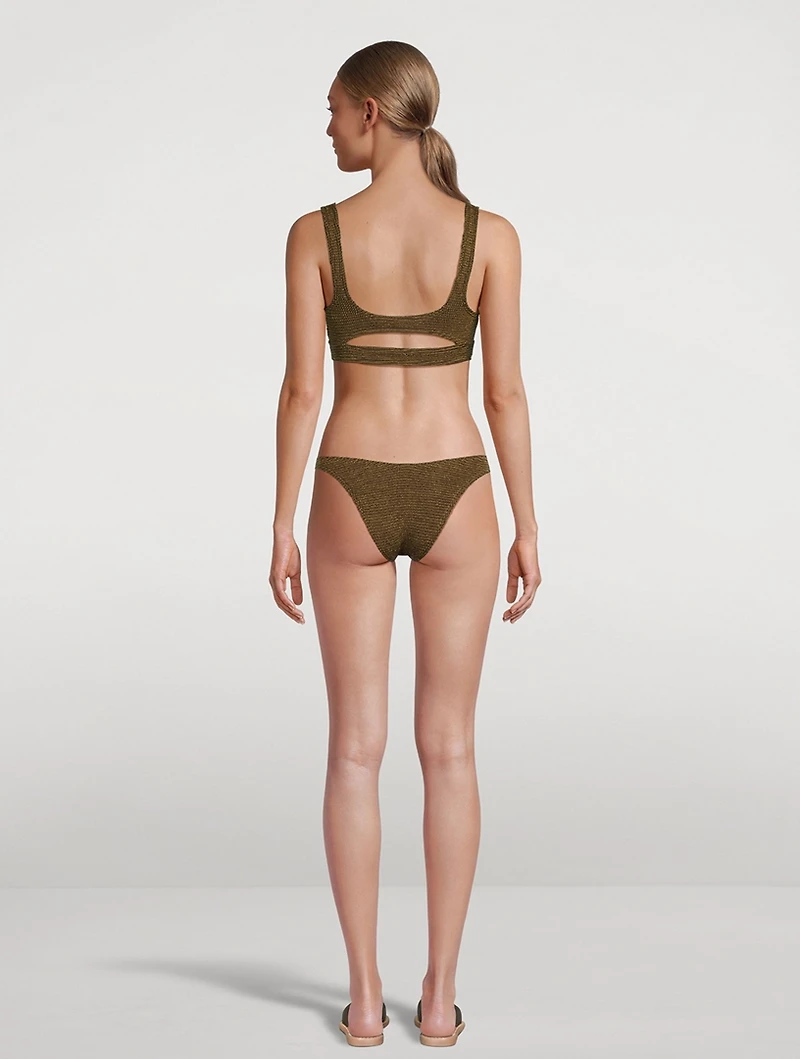 Ring Sasha Crop Swim Top