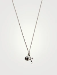 Rose Cross Necklace