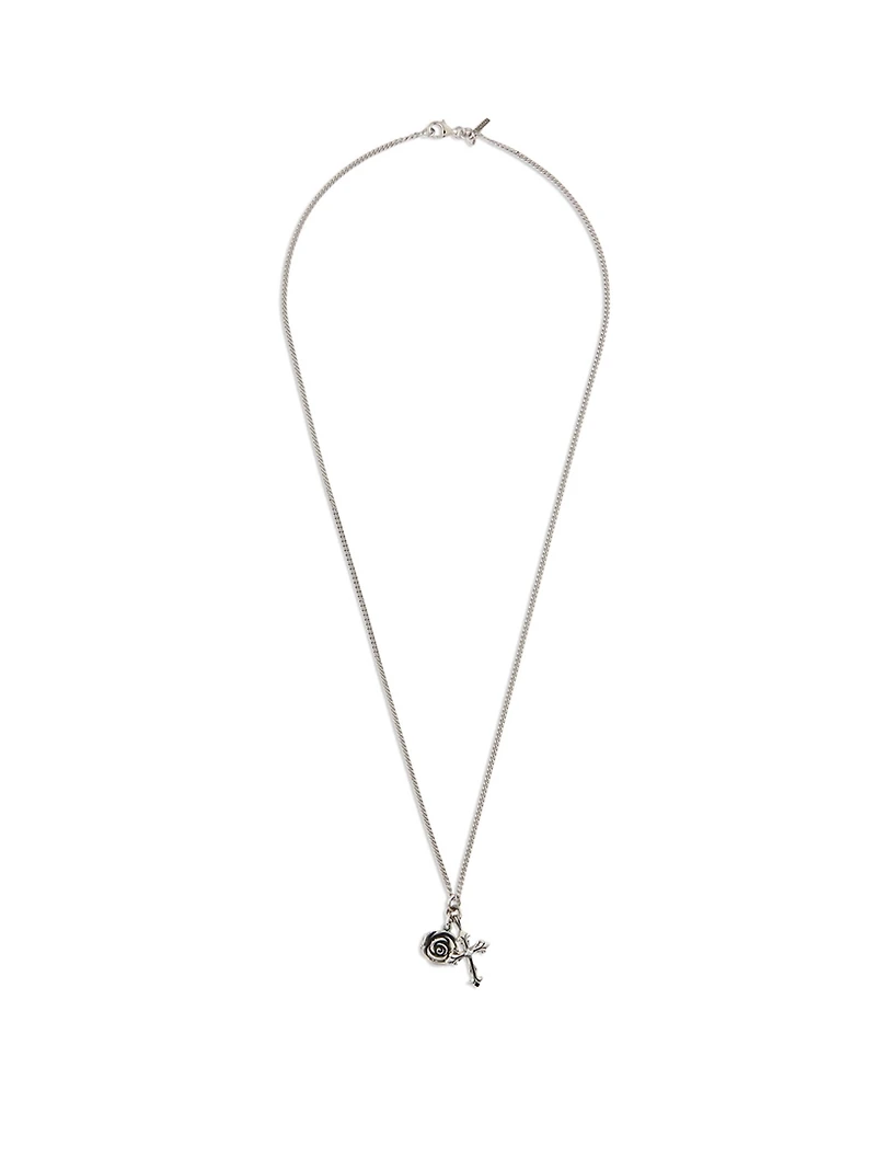 Rose Cross Necklace