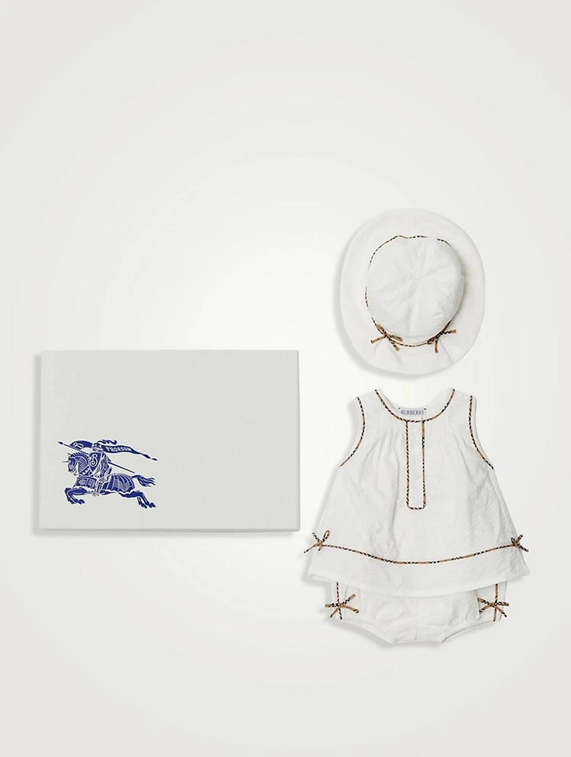 Cotton Three-Piece Baby Gift Set