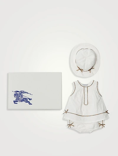 Cotton Three-Piece Baby Gift Set