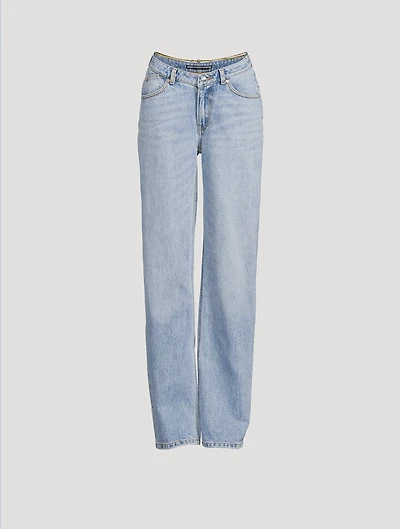 V-Front Relaxed Jeans