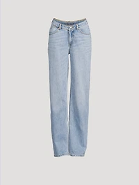V-Front Relaxed Jeans