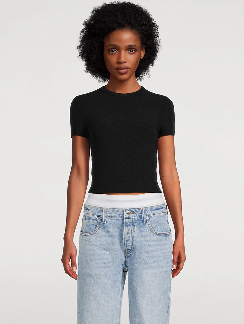 Logo Jacquard Baby T-Shirt