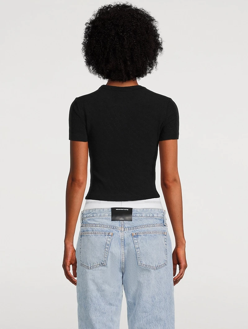 Logo Jacquard Baby T-Shirt