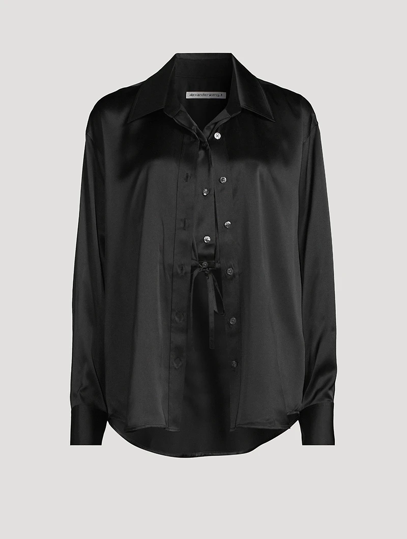 Silk Double Layered Shirt
